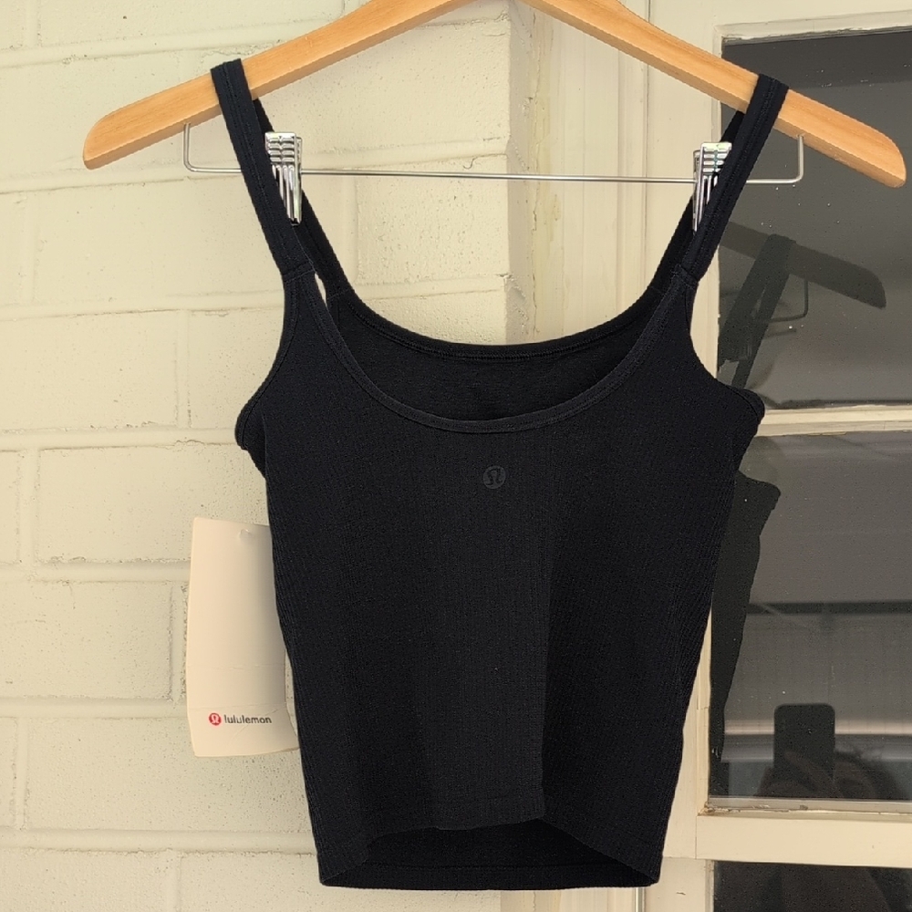 Lululemon Ebb to Street Scoop-Neck Cropped Tank Top